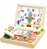 100+PCS Wooden Magnetic Puzzle Figure/Animals/ Vehicle /Circus Drawing Board 5 styles
