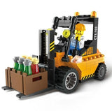 4 Type Civilized City Sweeper Legoings Assembled Model Building Blocks Toys Kit DIY Educational